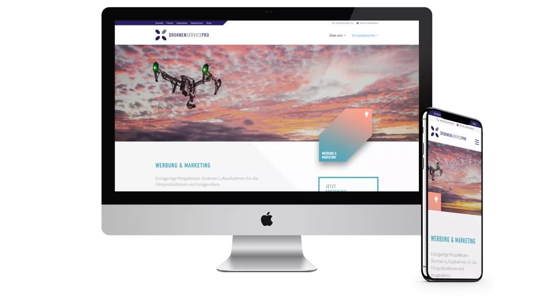 iMac + iPhone Drohnen Service Pro