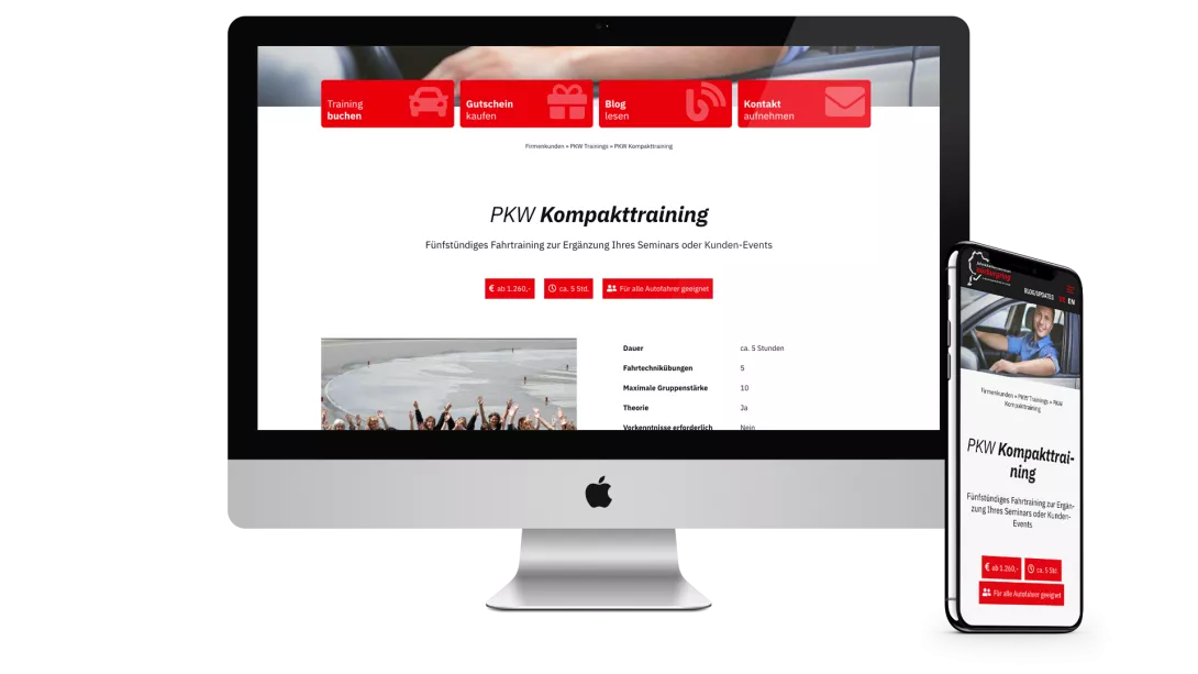 iMac + iPhone Fahrsicherheitszentrum Nürburgring