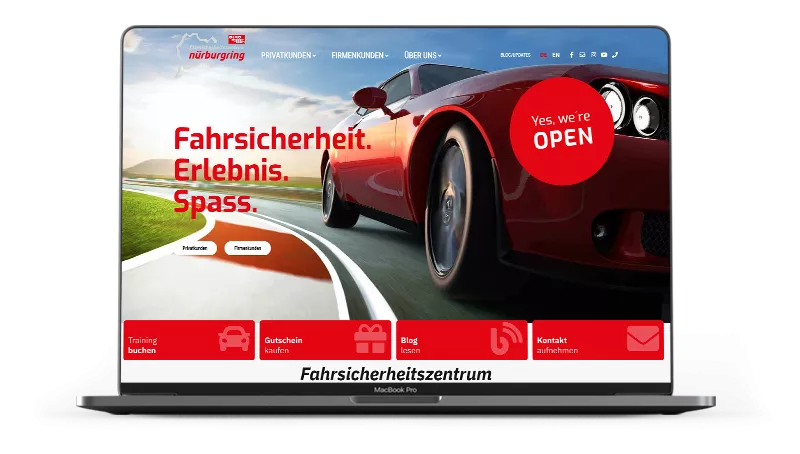 Macbook Fahrsicherheitszentrum Nürburgring