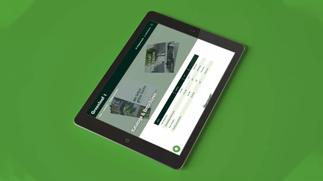 Greenleaf iPad Download Detailseite