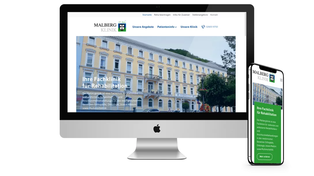 iMac + iPhone Malbergklinik