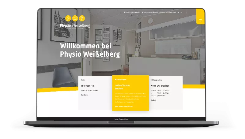 Macbook Physio Weißelberg