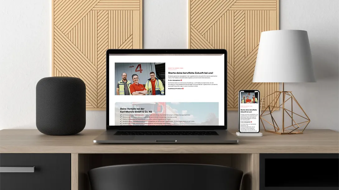 Macbook + iPhone Spedition Michels