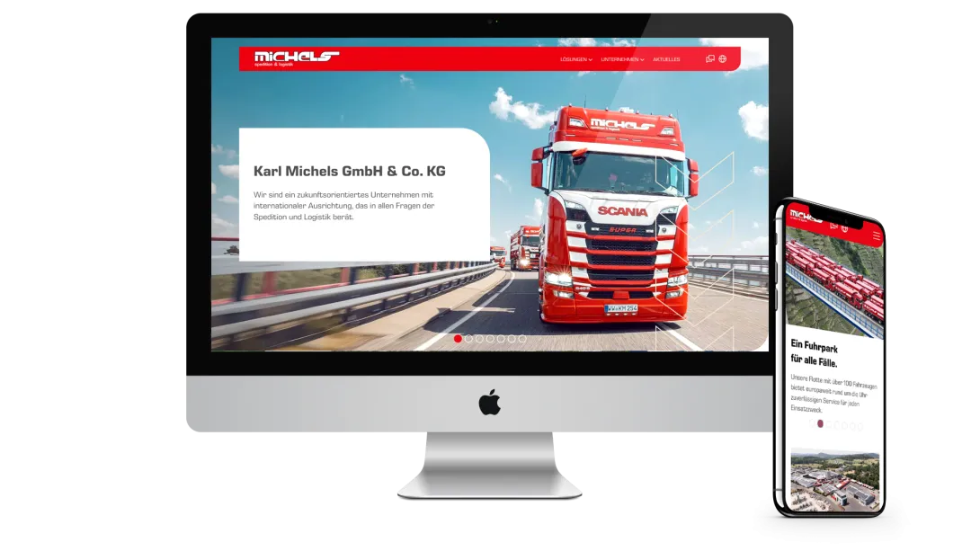 iMac + iPhone Spedition Michels