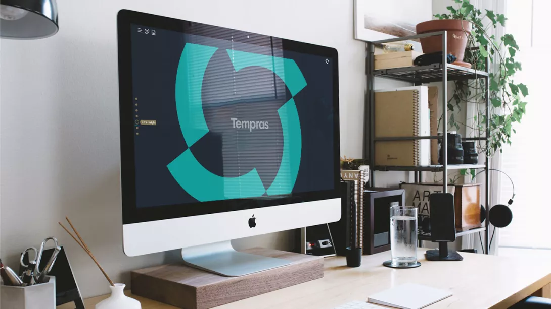 Bildschirm iMac Startseite Tempras