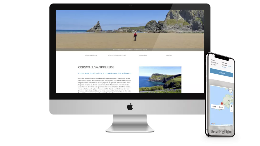 iMac + iPhone Wandern Schottland