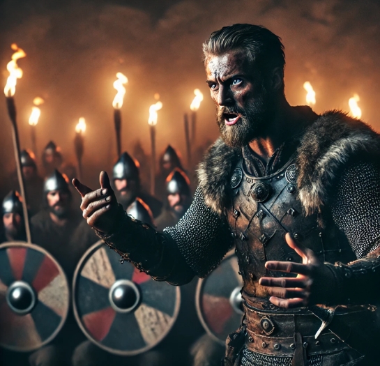 Wikinger macht Ansage